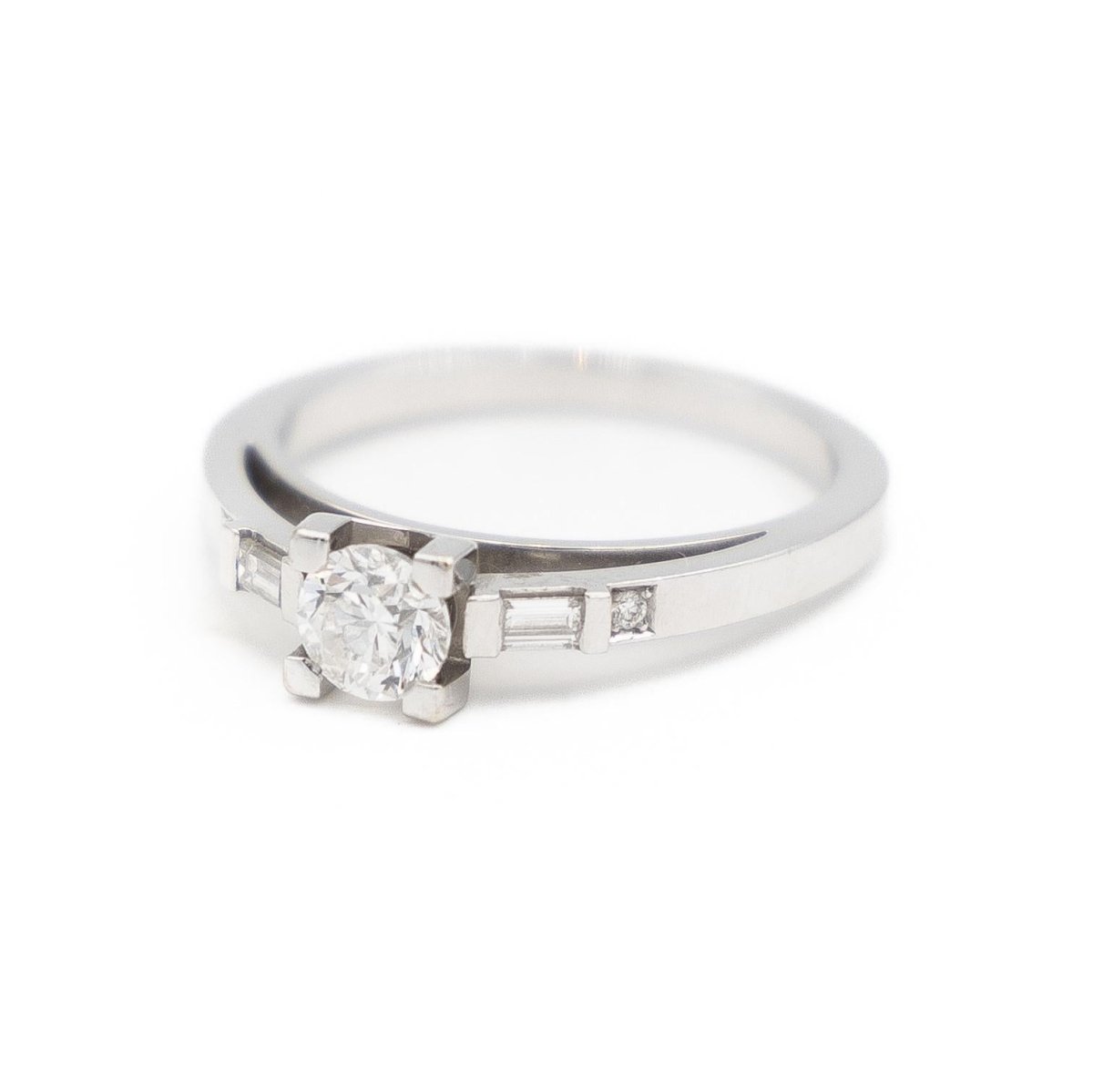 Mauboussin Bague Solitaire Courtisane Or blanc Diamant - Castafiore