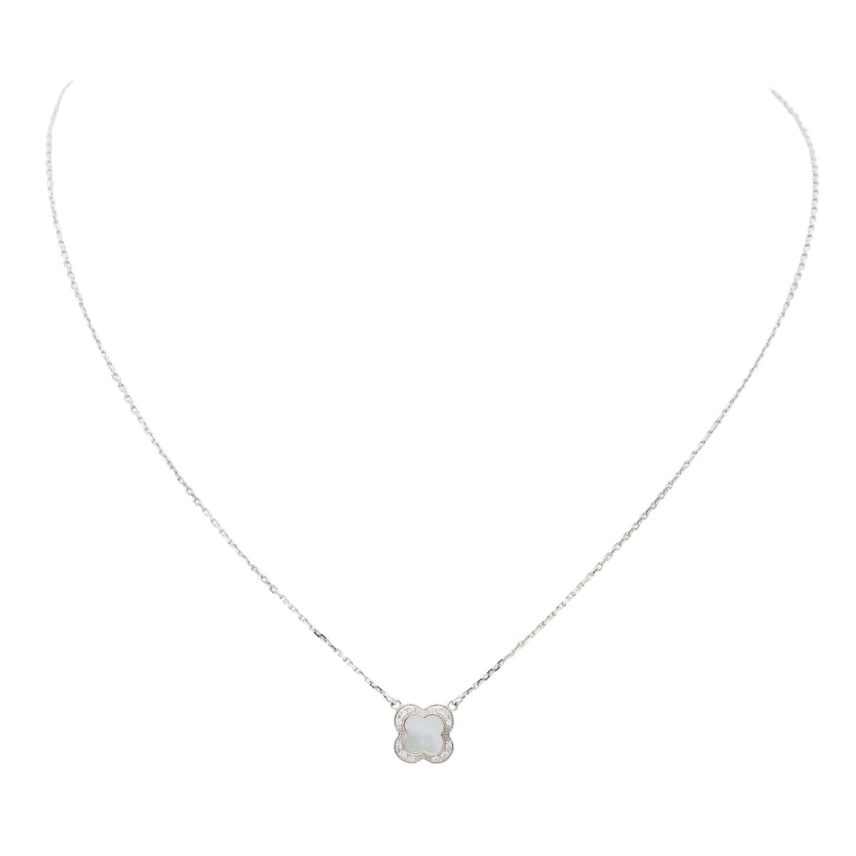 Mauboussin Collier Trèfle de Toi Or blanc Nacre - Castafiore