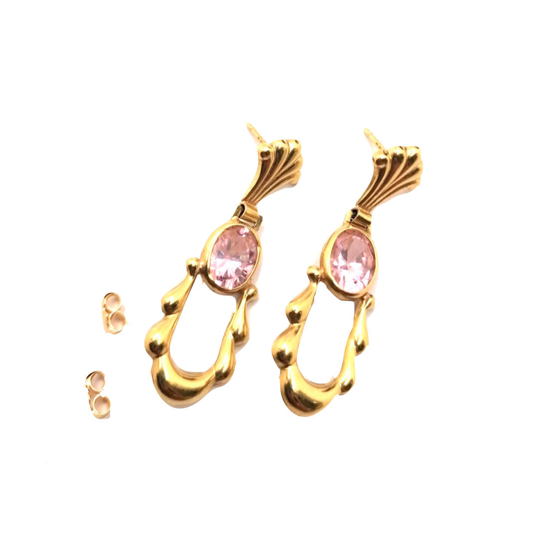 Paire de boucles d'oreilles vintage