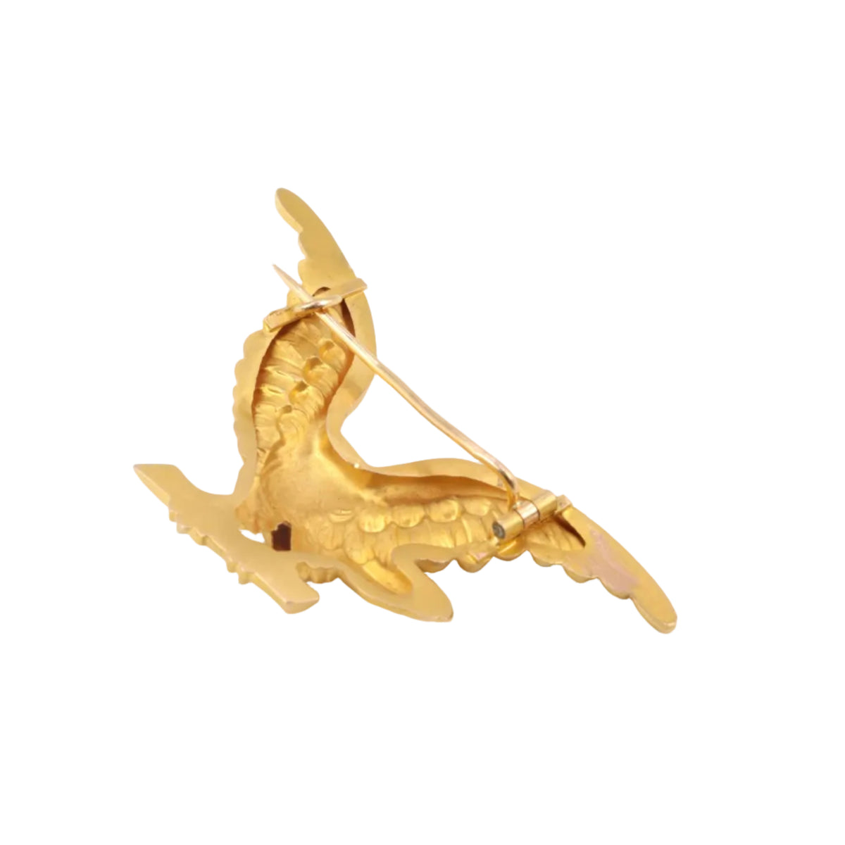 Royal Eagle Brooch in Gold - Late 19th century