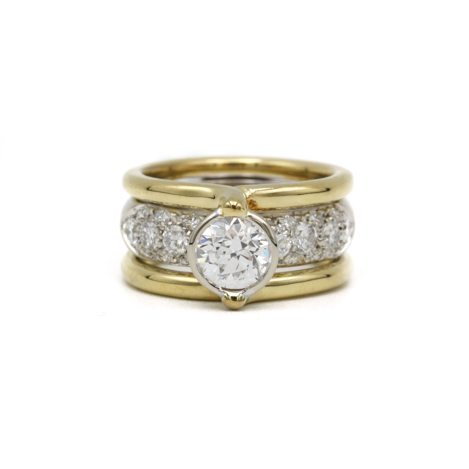 Bague - Or Et Diamants