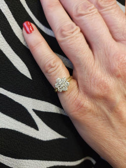 BAGUE FLEUR DIAMANTS