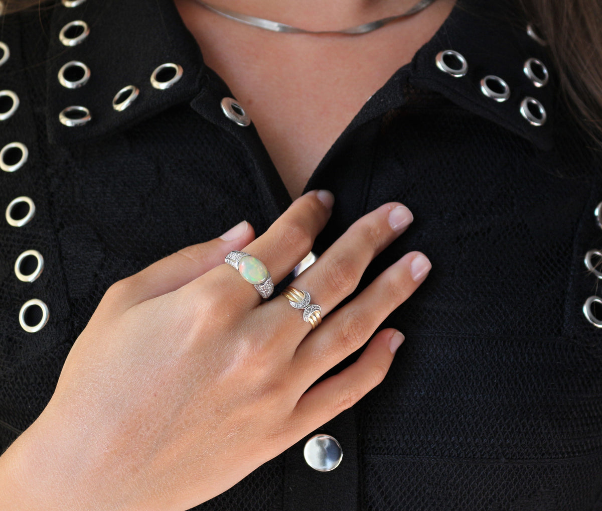 Art Deco Opal Ring