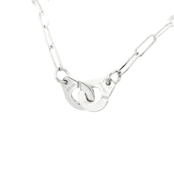 Bracelet Dinh Van Menottes R10 or blanc