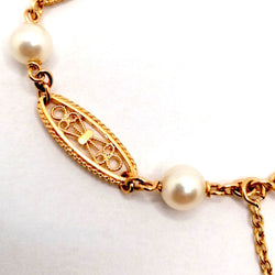 Bracelet perles maille filigrane