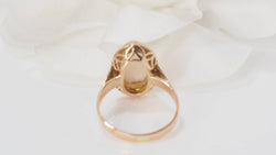 Rose gold and Opal ring 