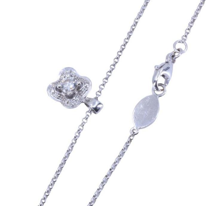 Collier MAUBOUSSIN Chance of love N°2 en or blanc et diamants