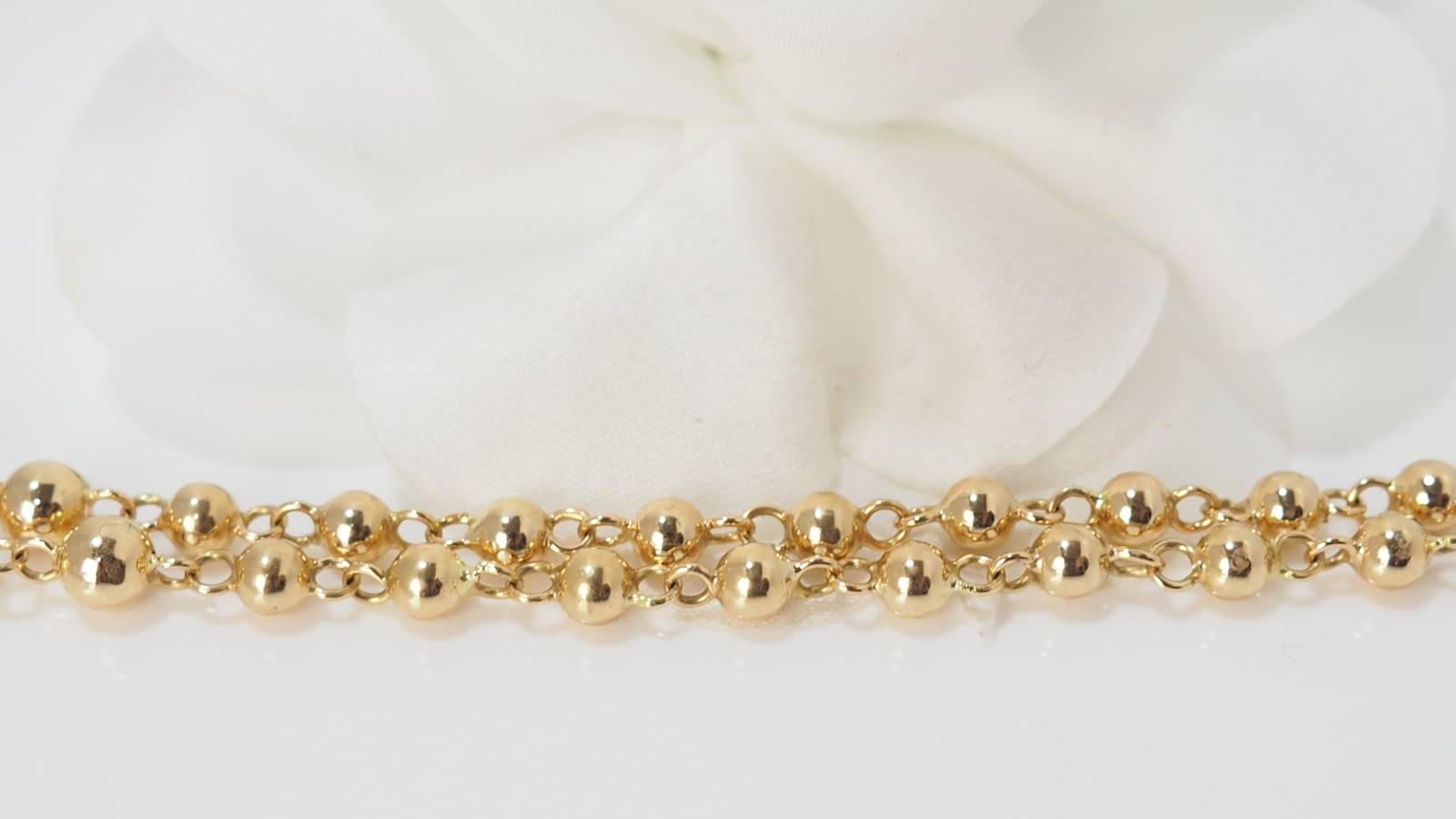 Marseille necklace in yellow gold 