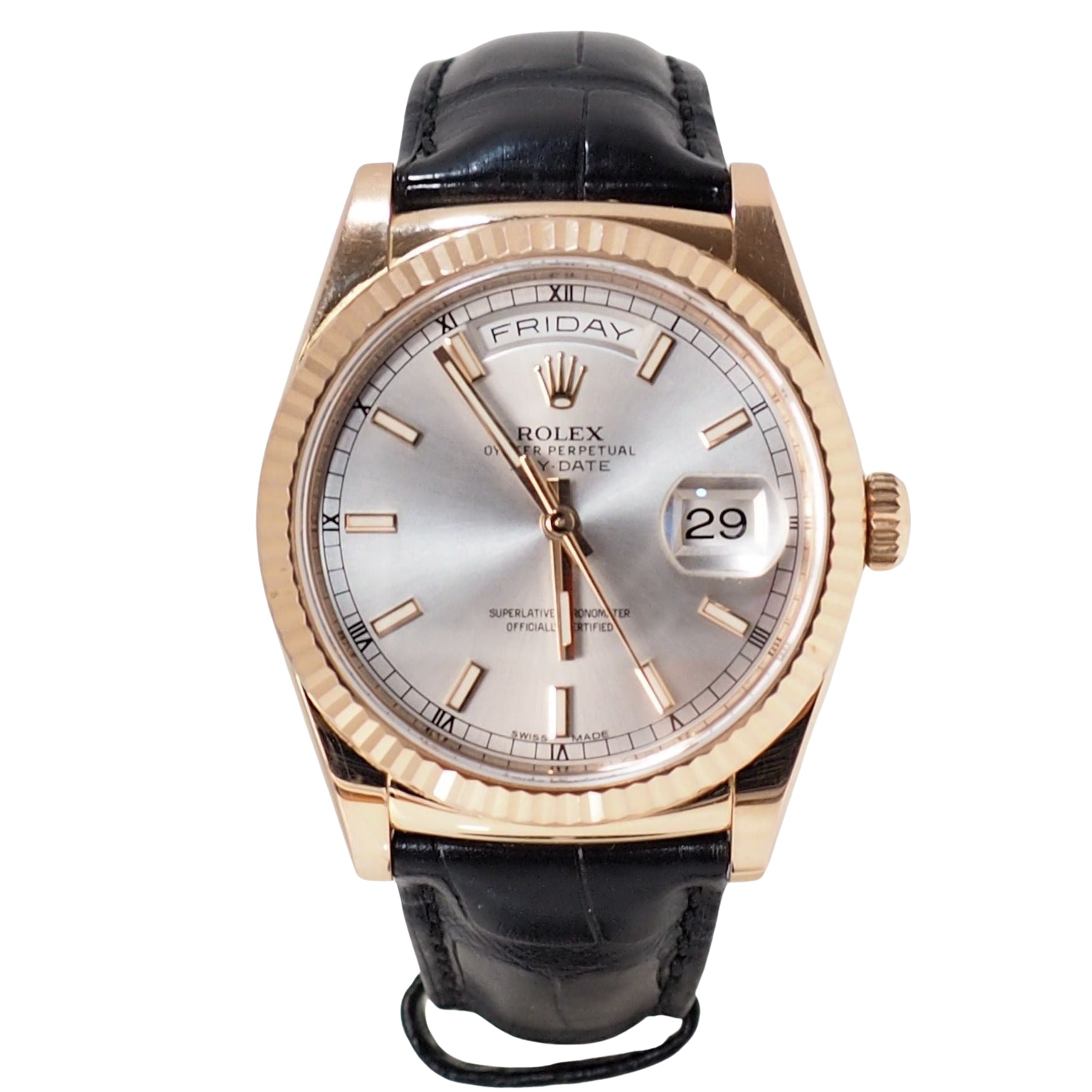 Montre Rolex Day-Date 36 or rose