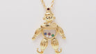 Pendentif Chopard Happy Clown en or jaune et diamants mobiles