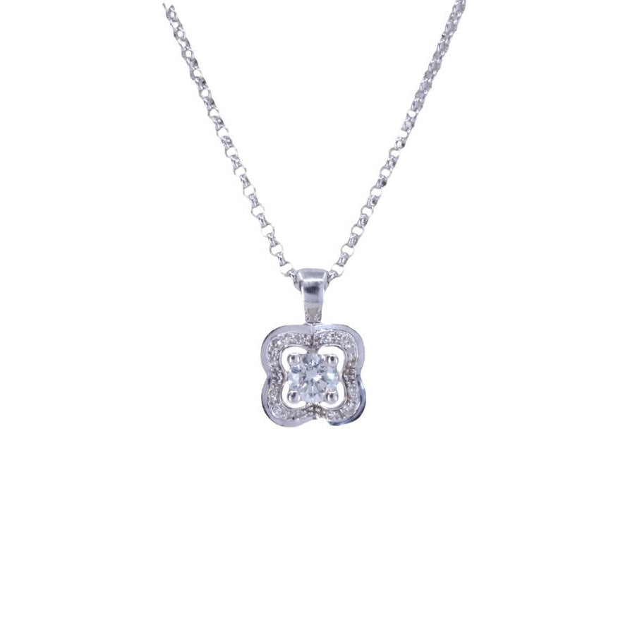 Collier MAUBOUSSIN Chance of love N°2 en or blanc et diamants