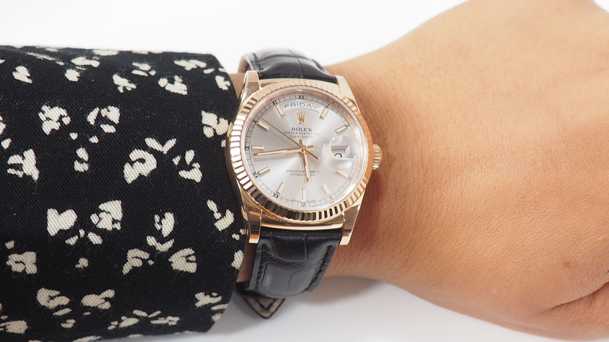 Montre Rolex Day-Date 36 or rose