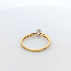 Solitaire 2 ors et diamant