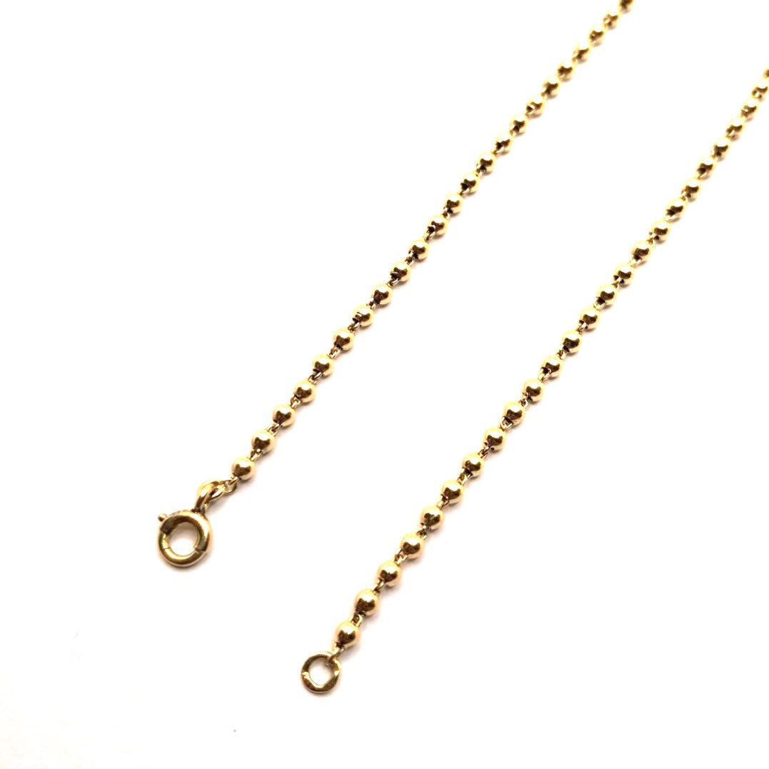 Yellow gold Marseille necklace 