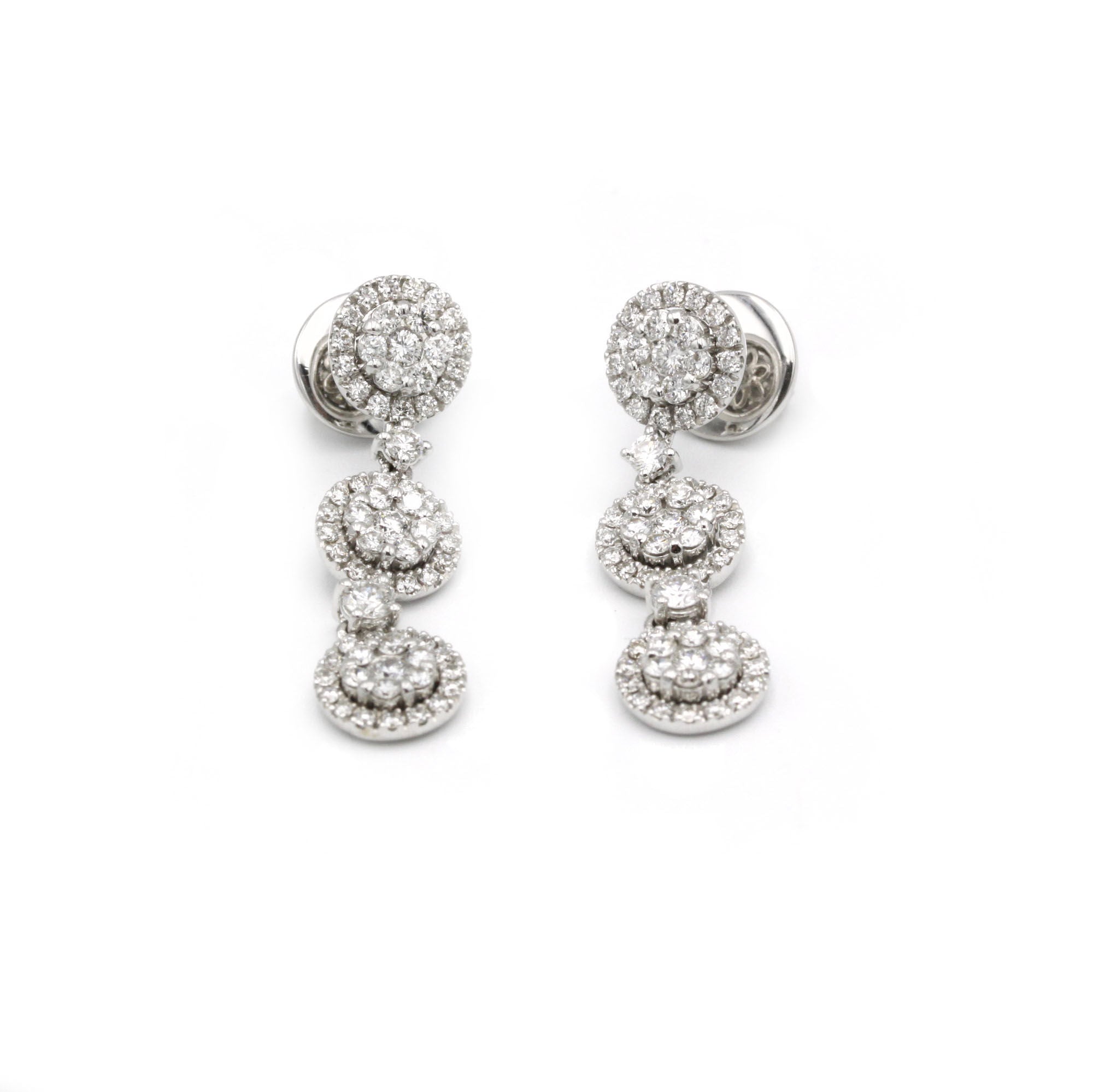 Boucles D'Oreilles - Or Et Diamants
