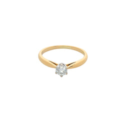 Solitaire 2 ors et diamant