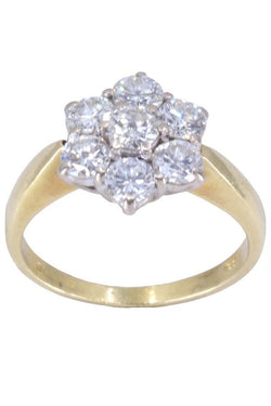 BAGUE FLEUR DIAMANTS