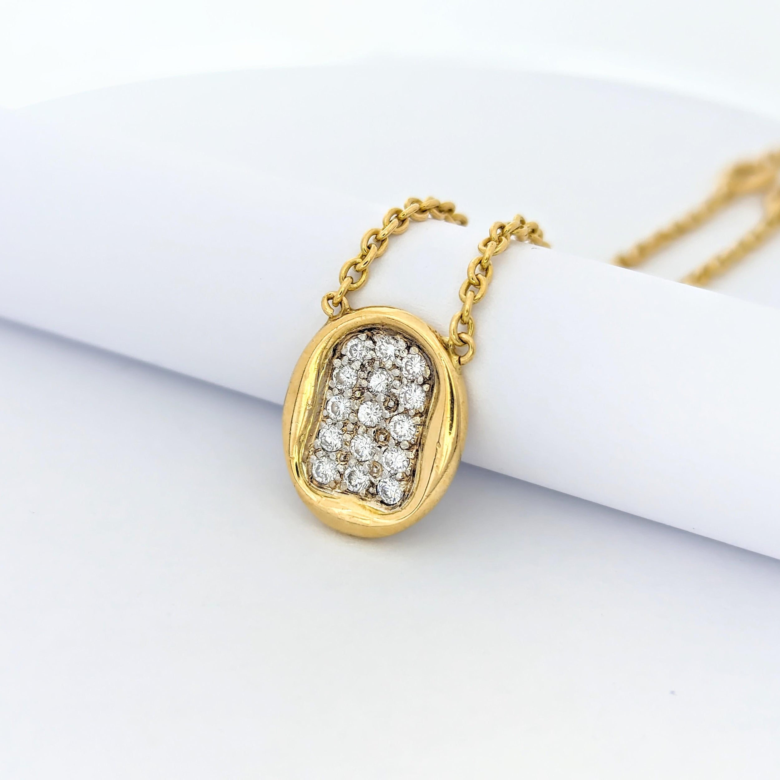 CARTIER necklace in yellow gold and diamond