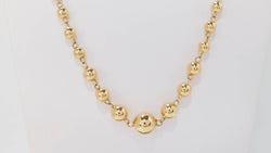 Marseille necklace in yellow gold 