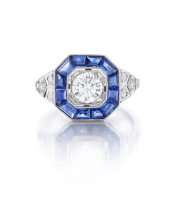 Lunette octogonale en métal argenté, brillante, calibrée et bouchons calibrés