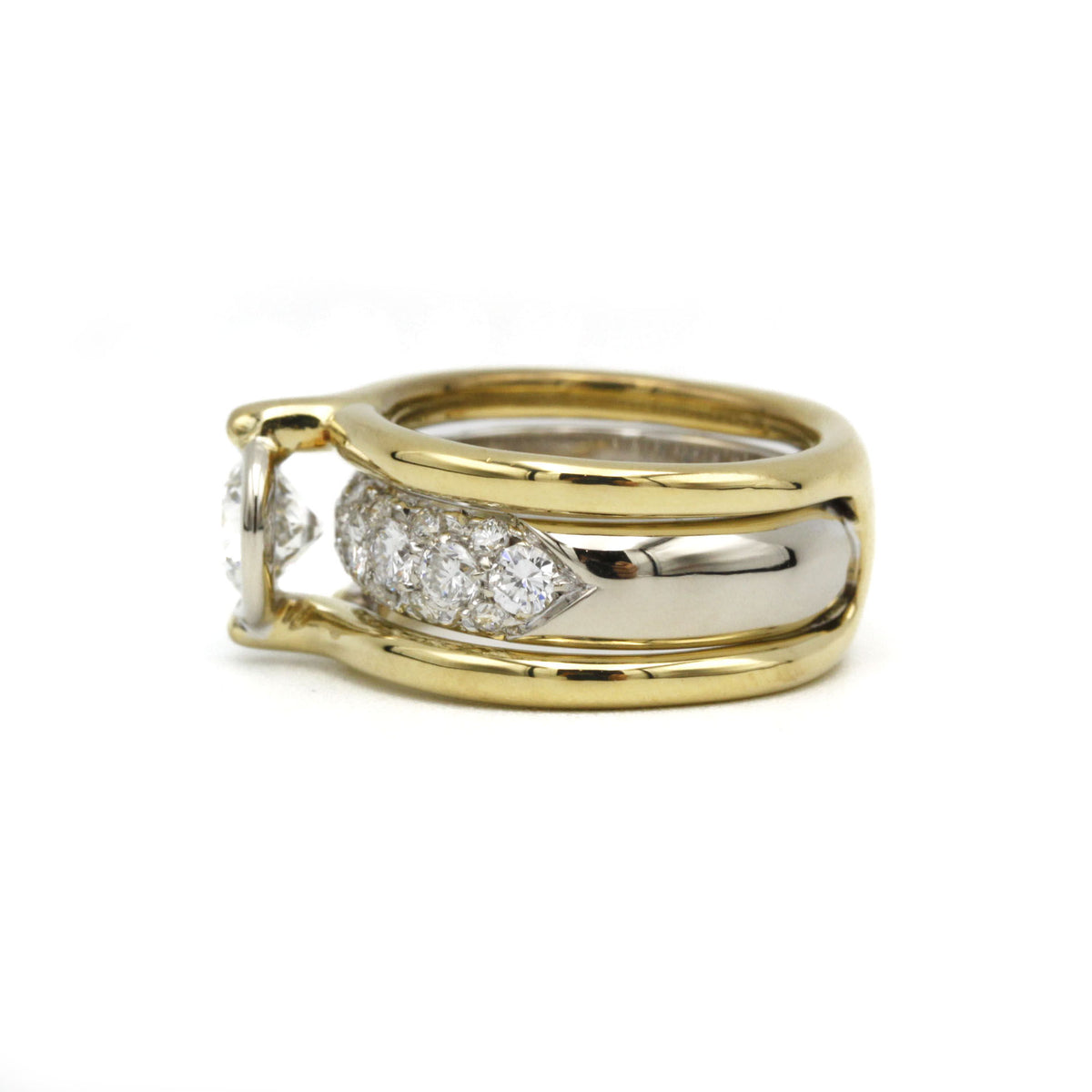 Bague - Or Et Diamants