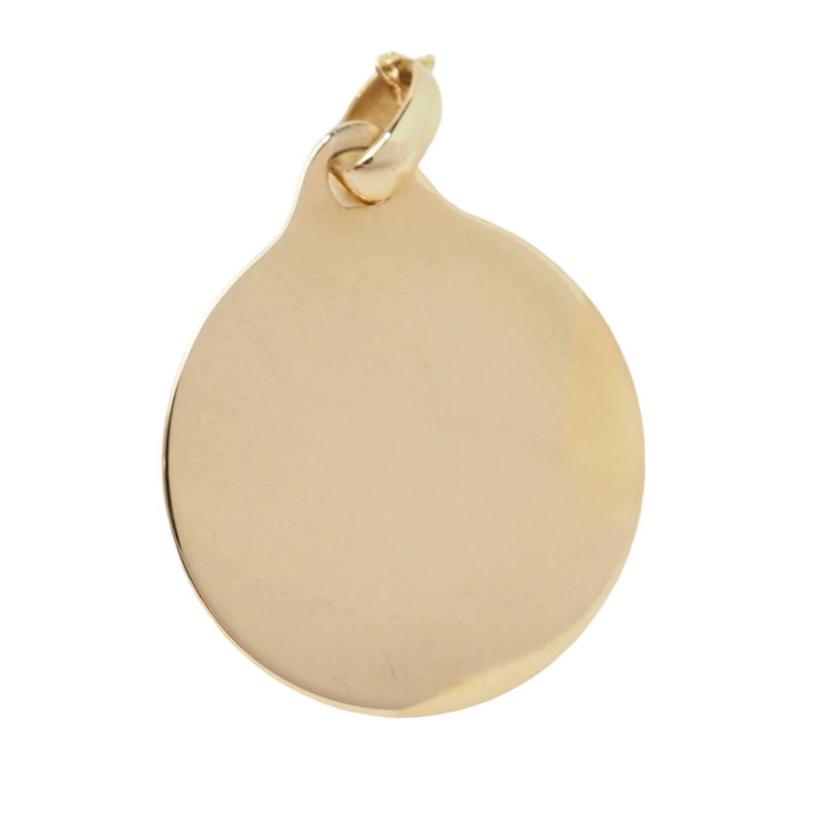 Collier médaille d'amour Augis en or jaune diamants