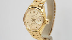 Montre Rolex Lady Oyster Perpetual en or jaune 18kt