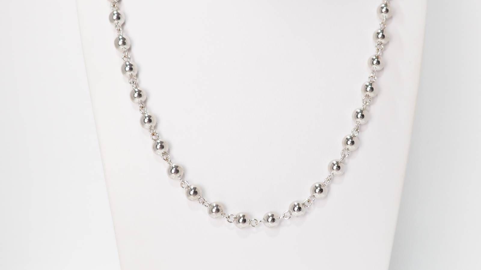 Marseillais necklace in white gold 