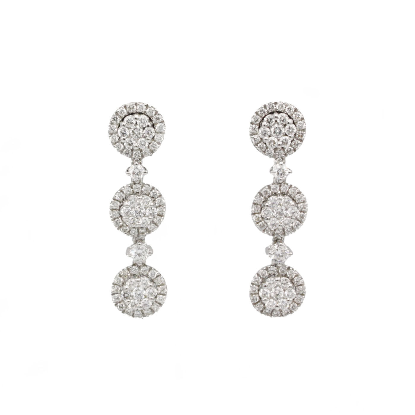 Boucles D'Oreilles - Or Et Diamants