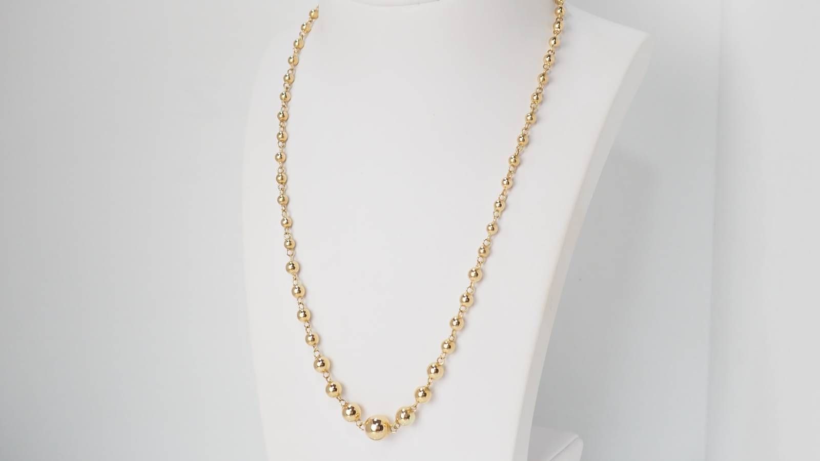 Marseille necklace in yellow gold 