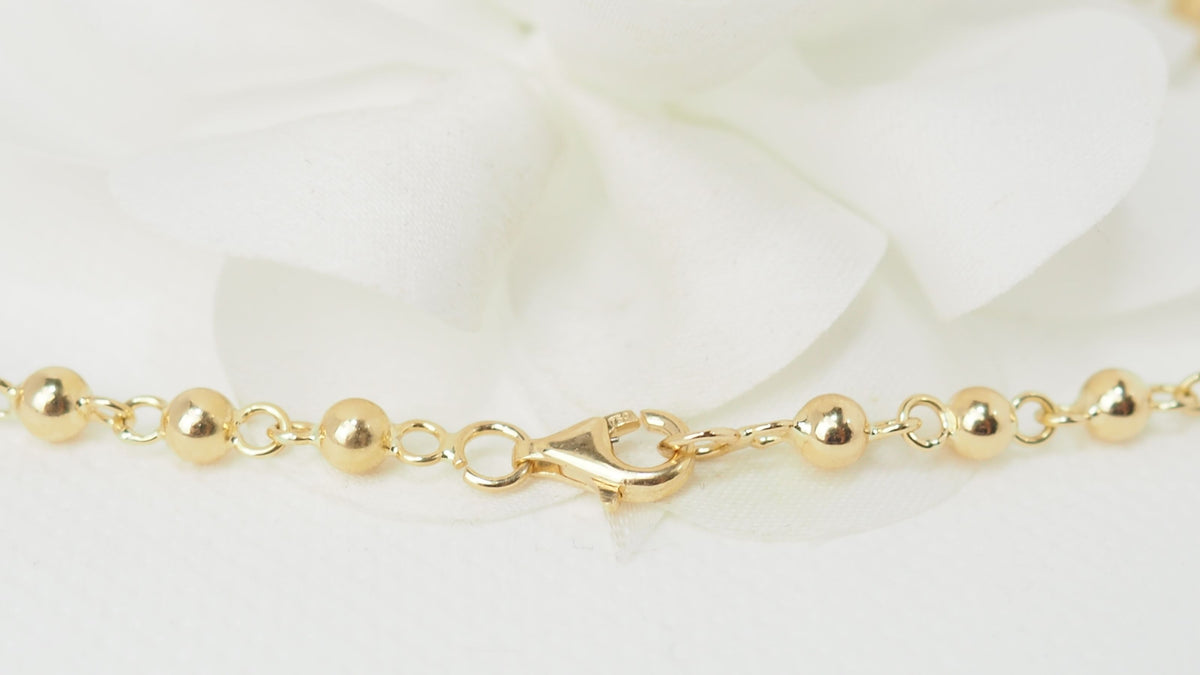Marseille necklace in yellow gold 