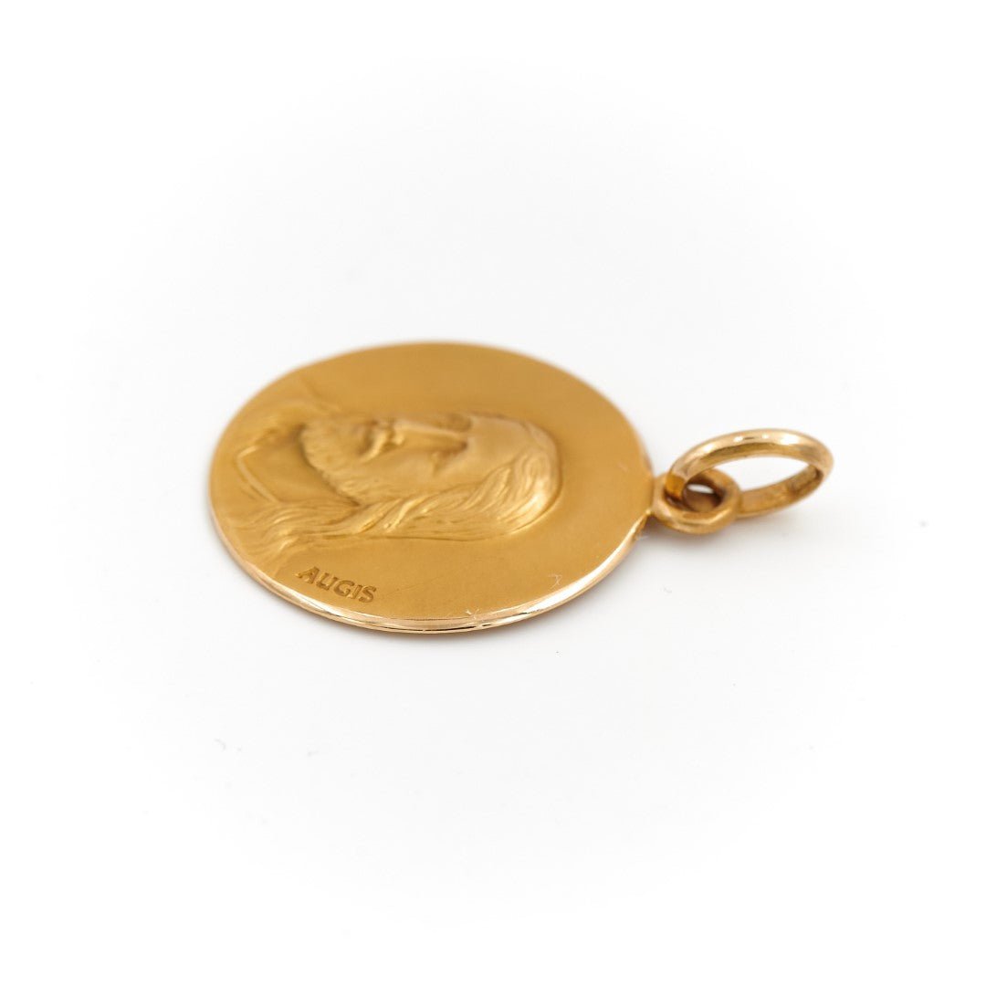 Médaille AUGIS en or jaune - Castafiore