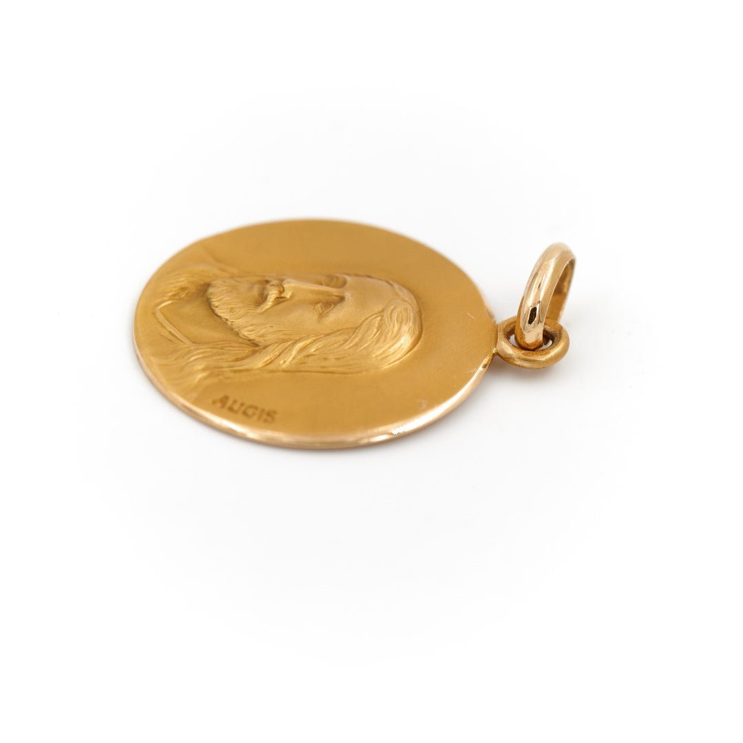 Médaille AUGIS en or jaune - Castafiore