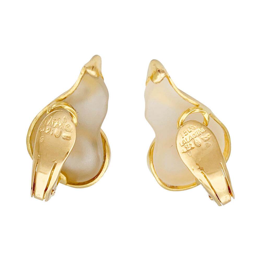 Lalaounis rock crystal earrings