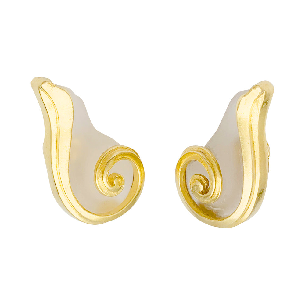 Lalaounis rock crystal earrings