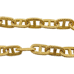 Bracelet or jaune, maille marine