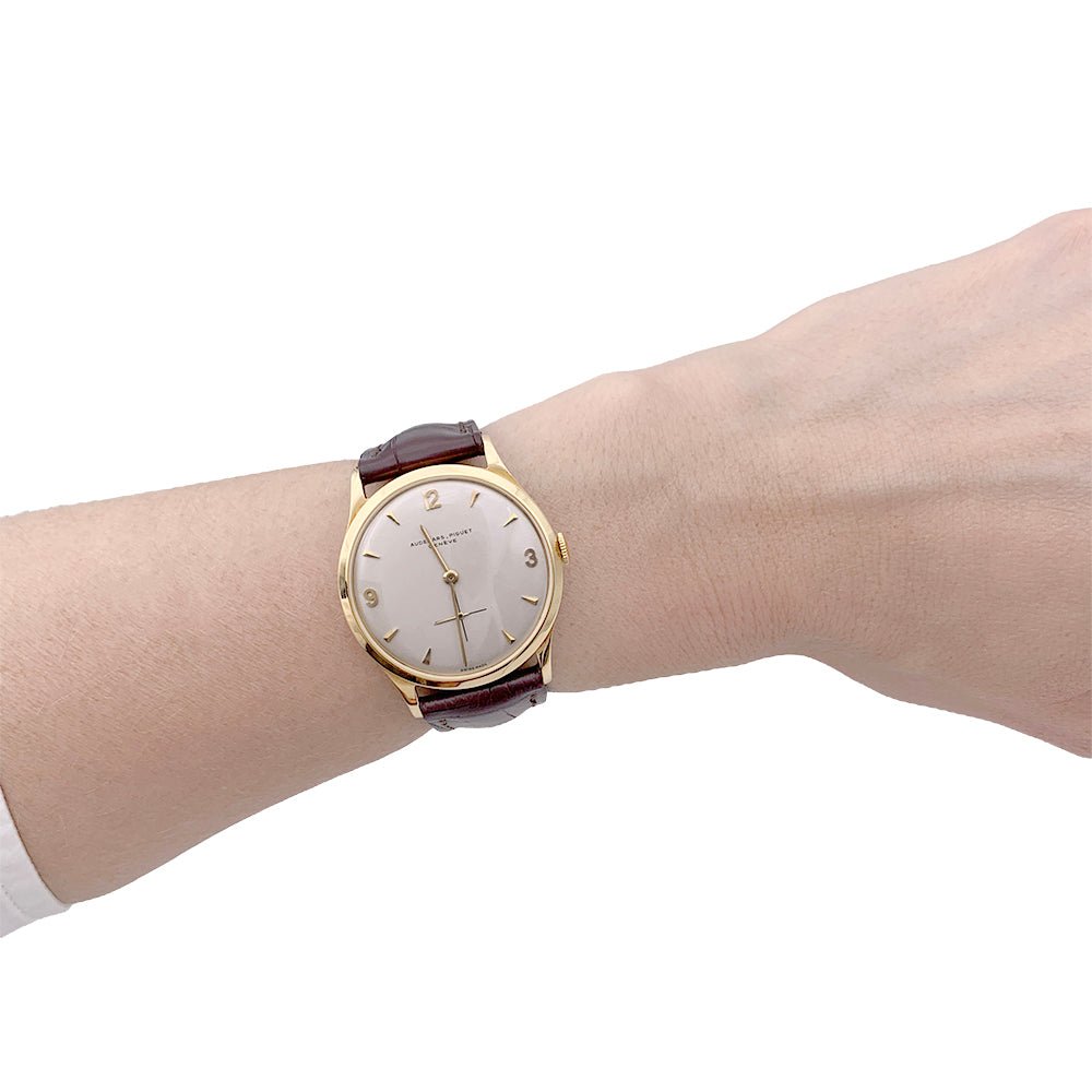 Montre Audemars Piguet, "Classique", or jaune, cuir. - Castafiore