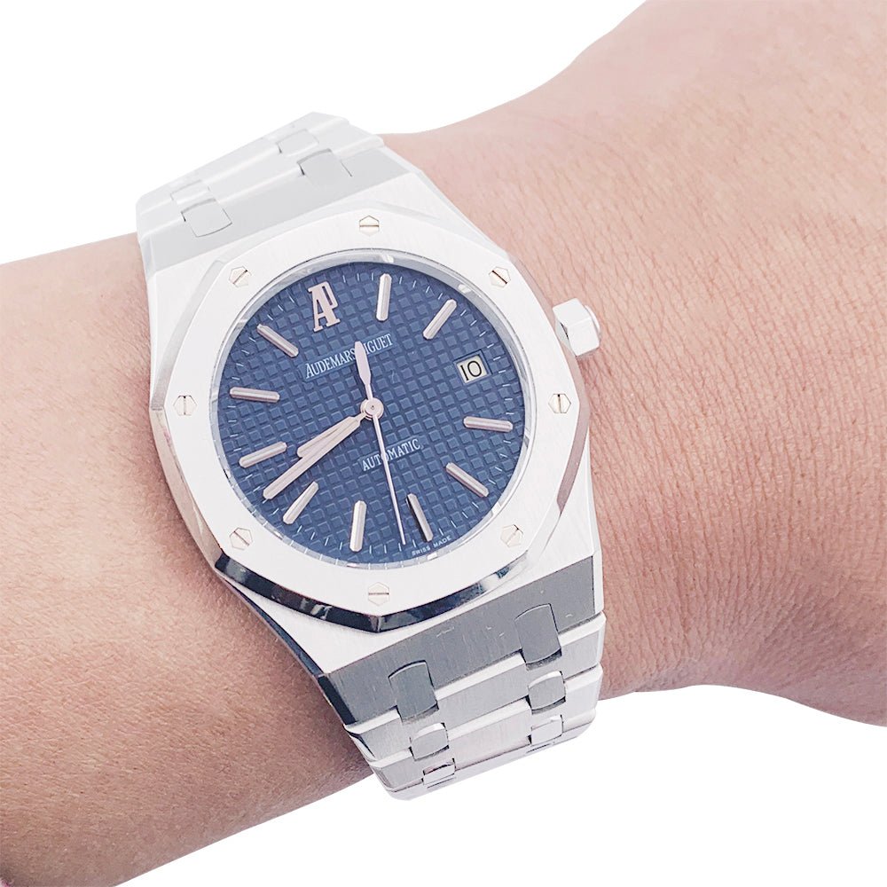 Montre Audemars Piguet, "Royal Oak", acier. - Castafiore
