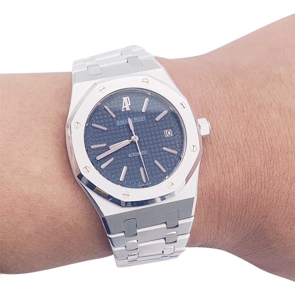 Montre Audemars Piguet, "Royal Oak", acier. - Castafiore