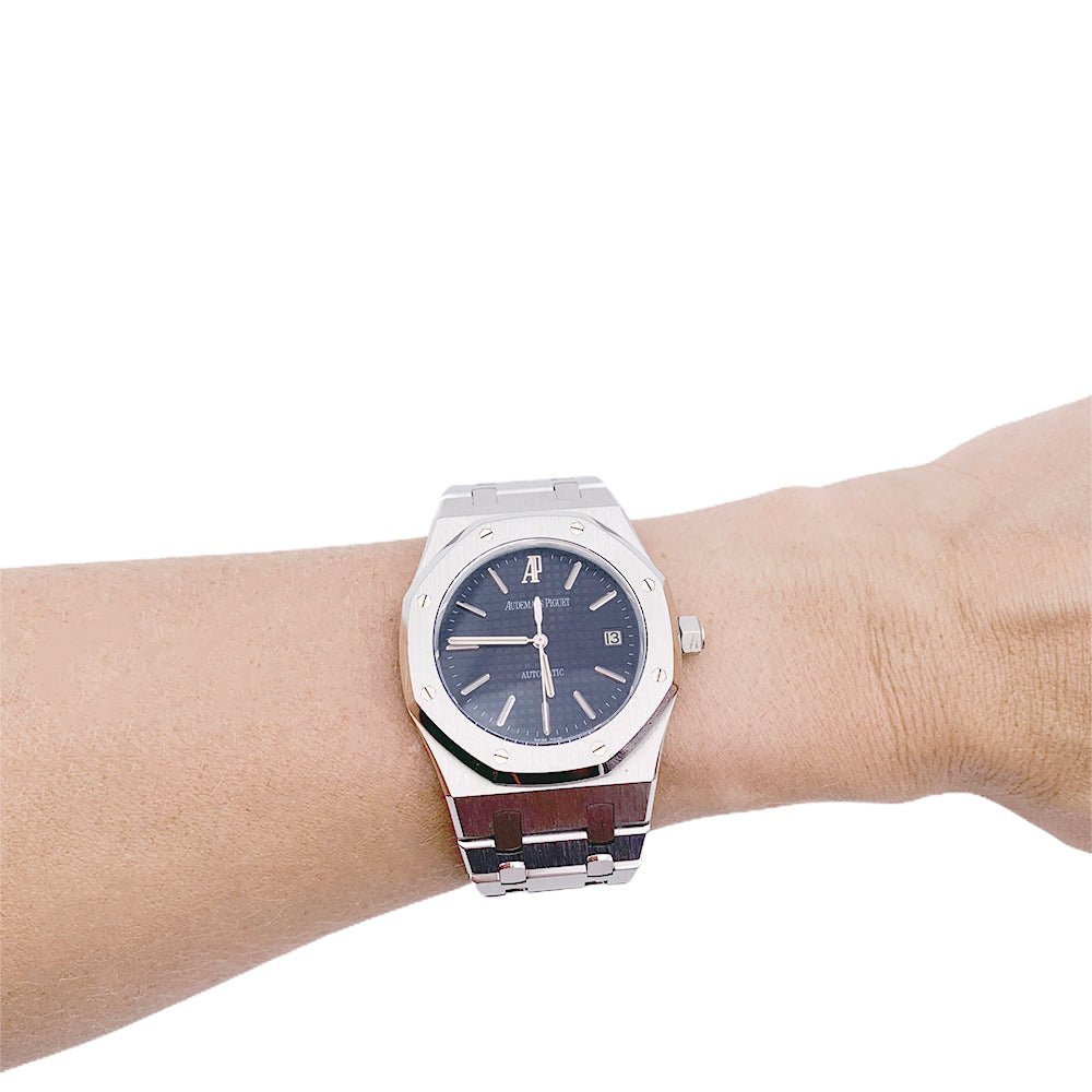 Montre Audemars Piguet, "Royal Oak", acier. - Castafiore