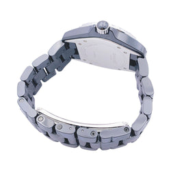 Montre Automatique CHANEL "J12" en céramique noire, acier et diamants - Castafiore