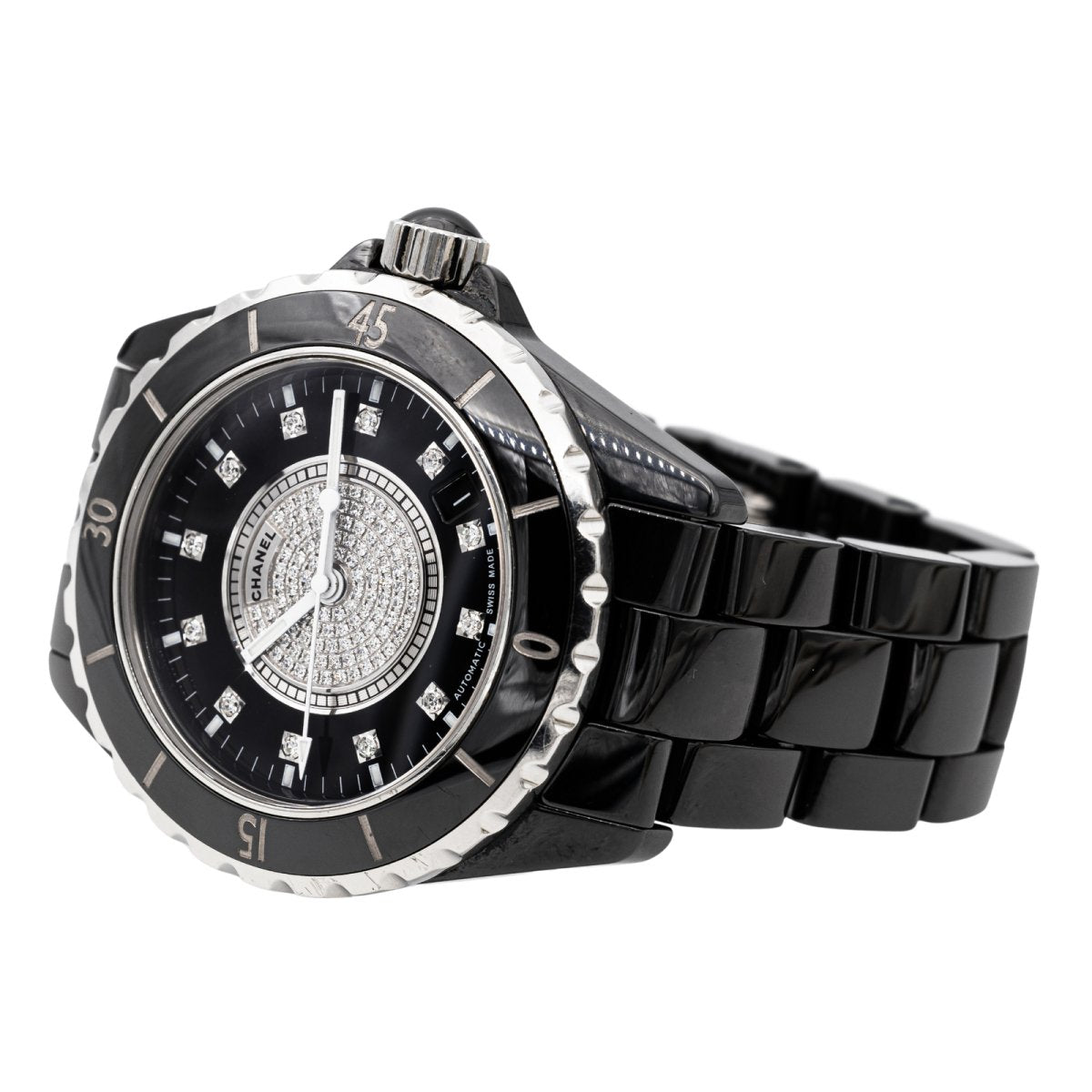 Montre chanel best sale j12 noire