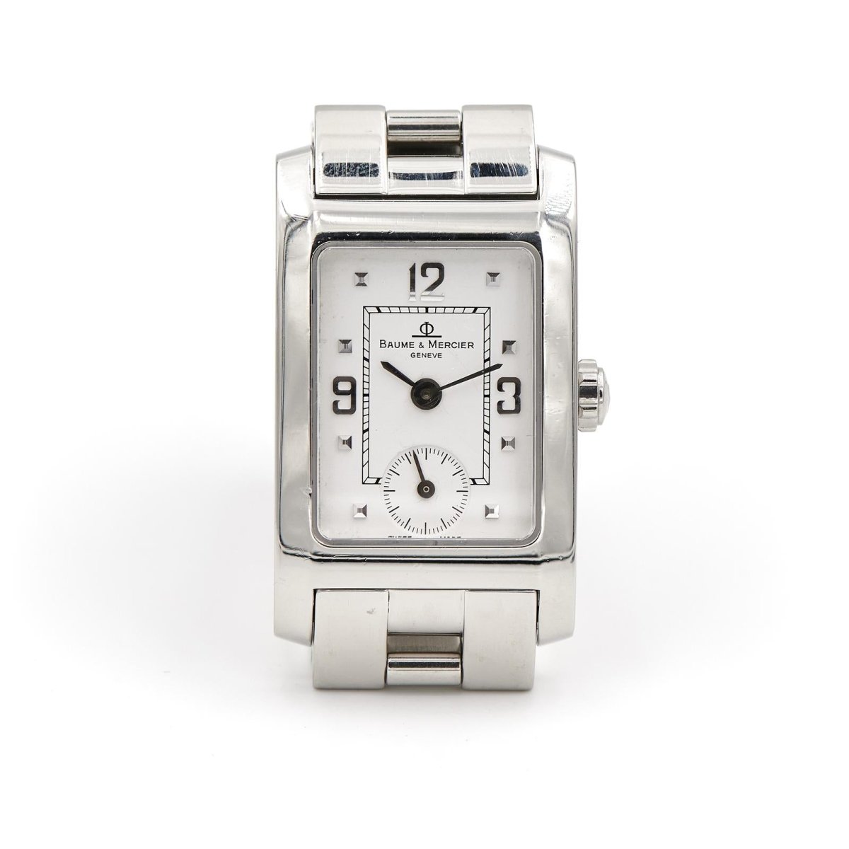 Montre BAUME ET MERCIER "Hampton" en acier - Castafiore