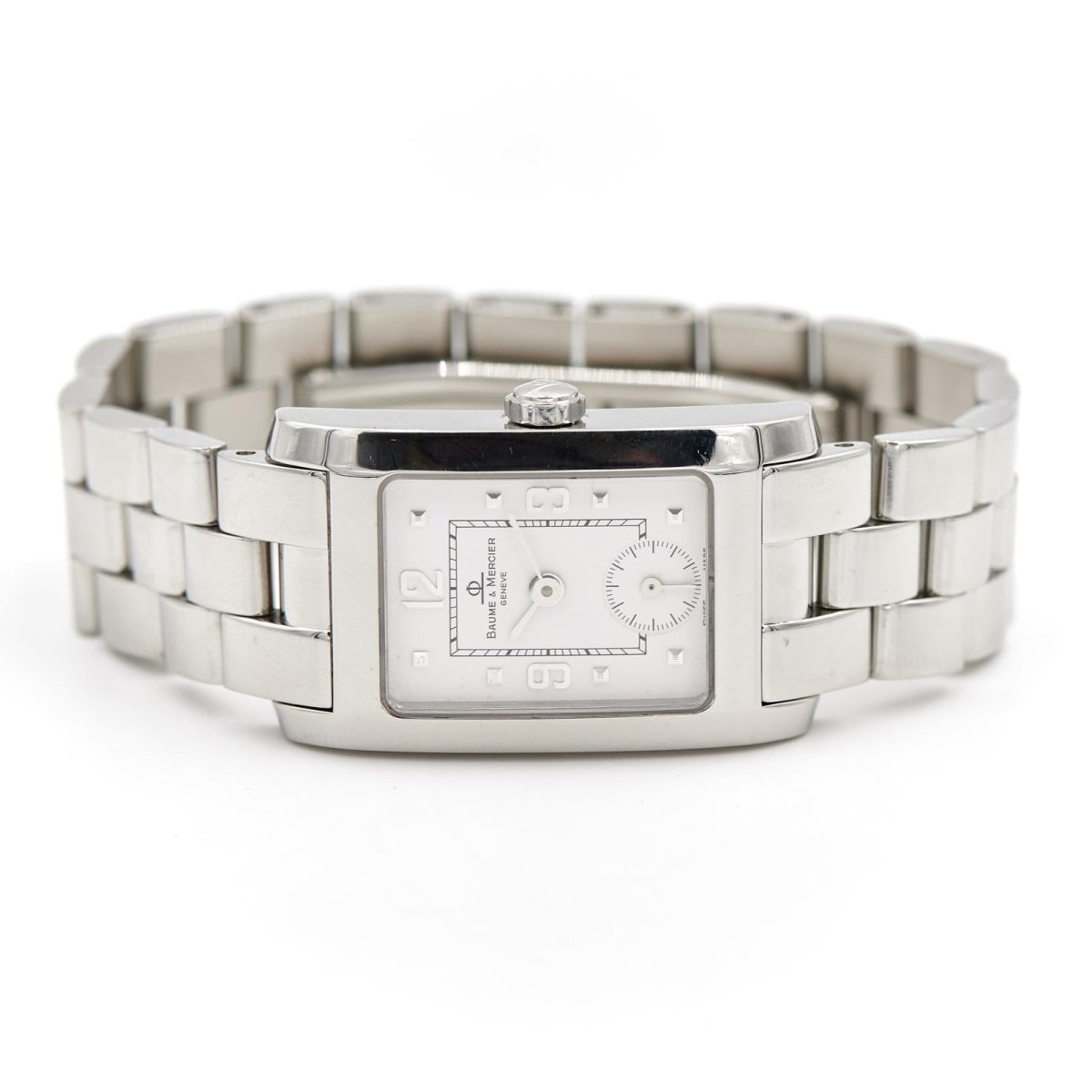 Montre BAUME ET MERCIER "Hampton" en acier - Castafiore