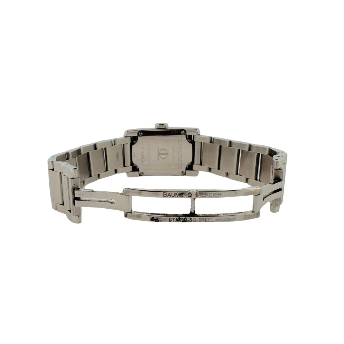 Montre BAUME & MERCIER en acier et diamants - Castafiore