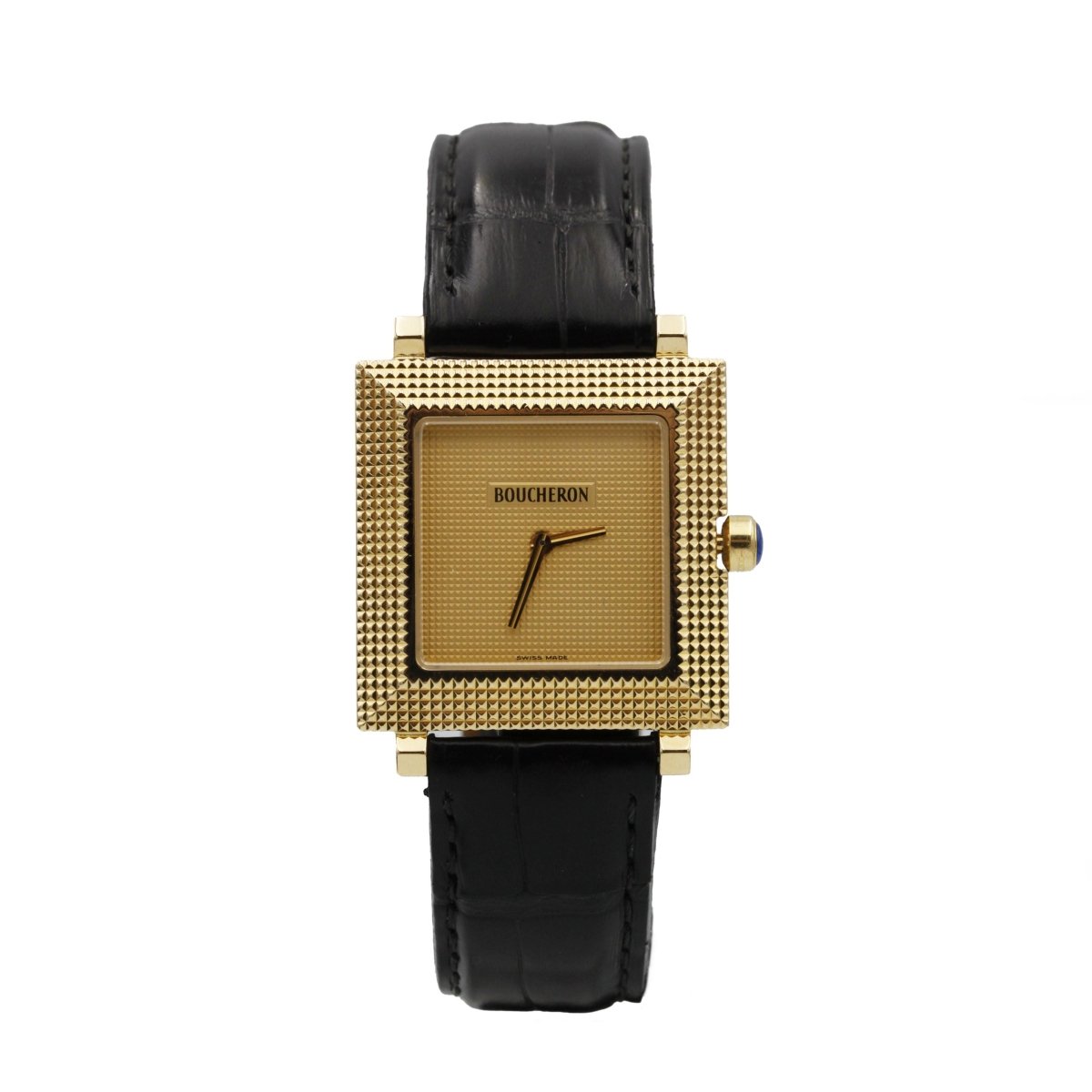 Reflet medium yellow gold white dial | Watches | Boucheron Worldwide