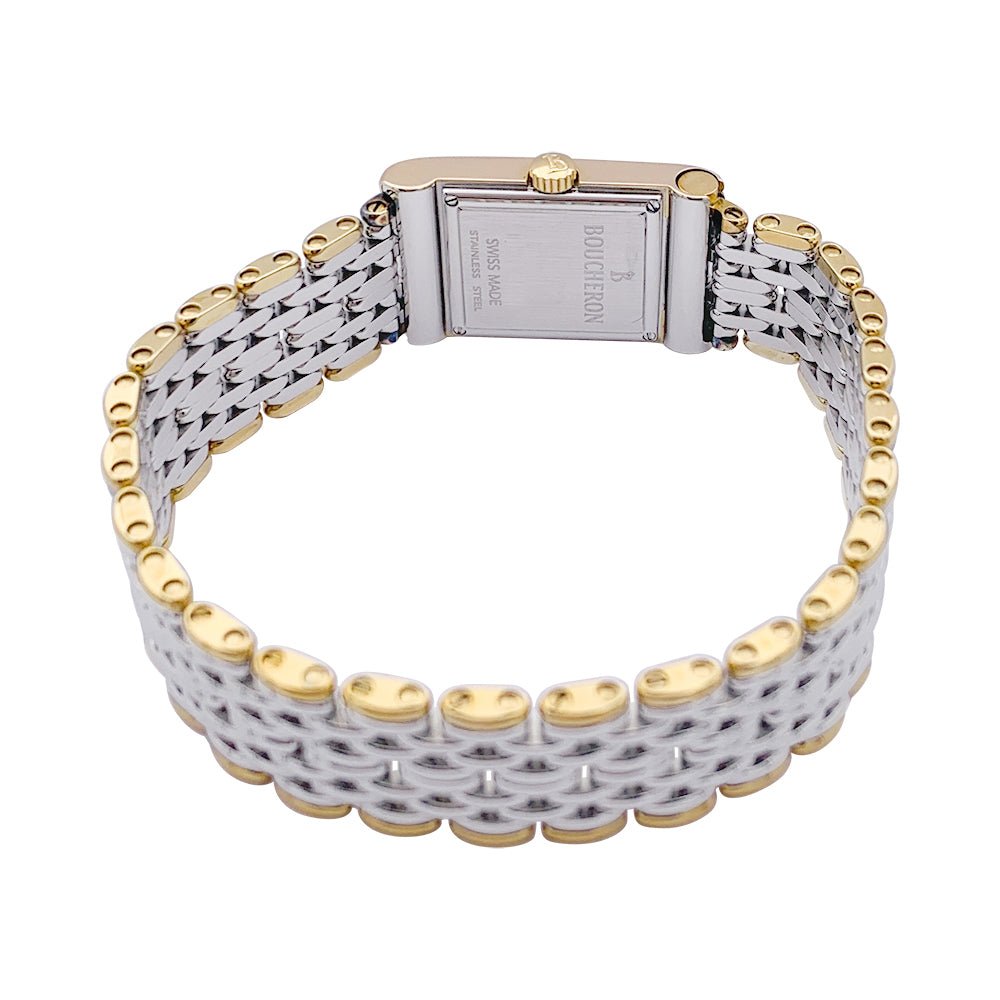 Montre BOUCHERON "Reflet" en or jaune et acier MM - Castafiore
