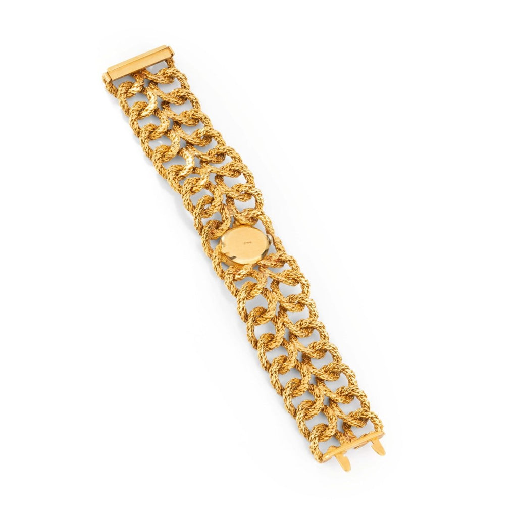 Montre-Bracelet en or jaune et malachite - Castafiore