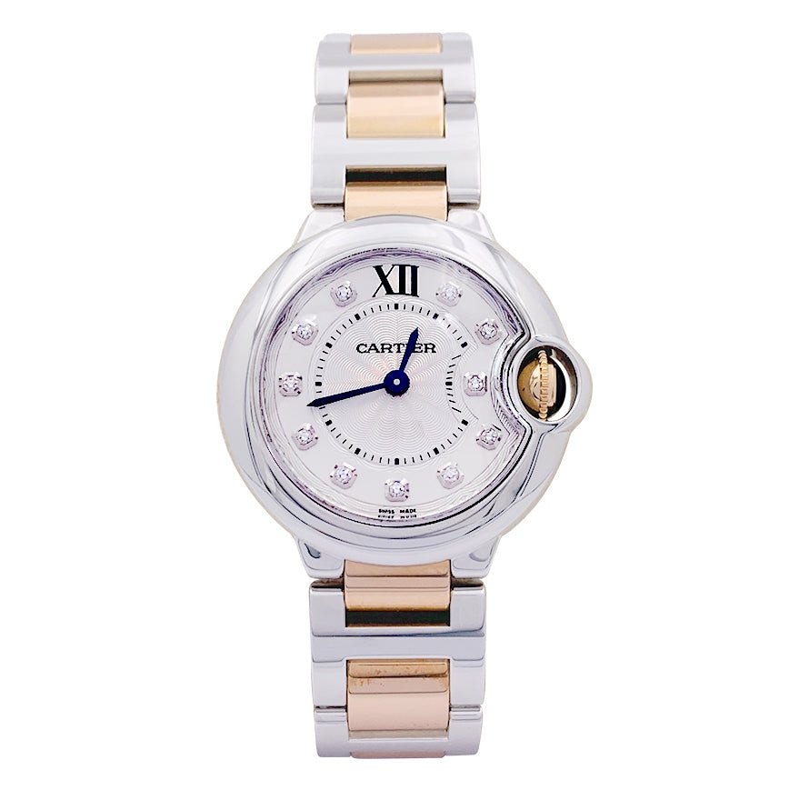 Montre cartier best sale ballon bleu diamant