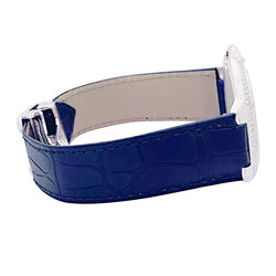 Montre CARTIER "Ballon Bleu" or blanc et diamants - Castafiore